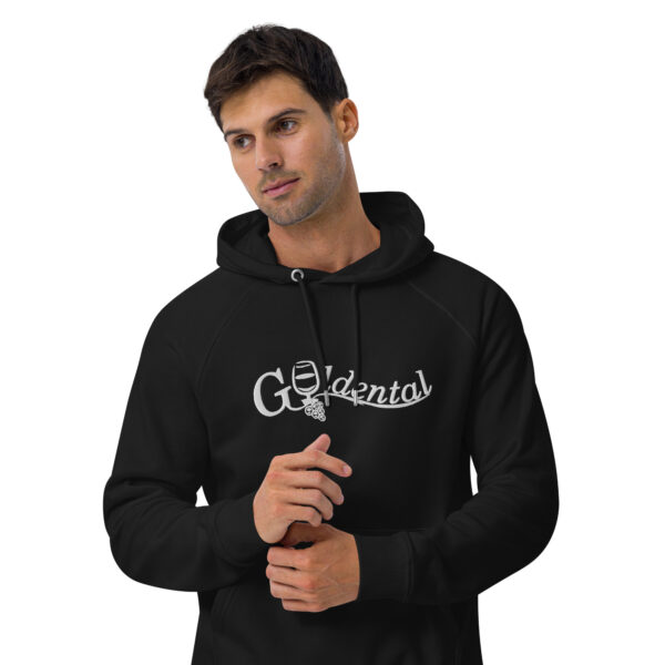 Unisex Bio-Raglan-Hoodie Guldental – Bild 3
