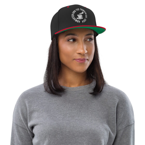 Abwarten und Tee Trinken Snapback-Cap – Bild 4