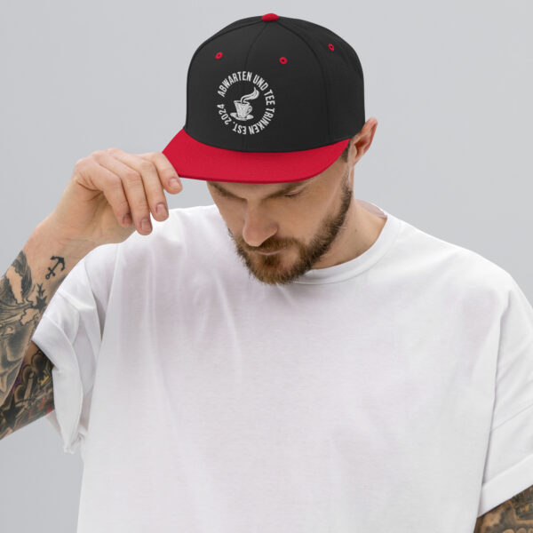 Abwarten und Tee Trinken Snapback-Cap – Bild 19