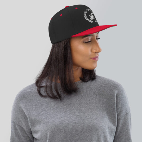Abwarten und Tee Trinken Snapback-Cap – Bild 5