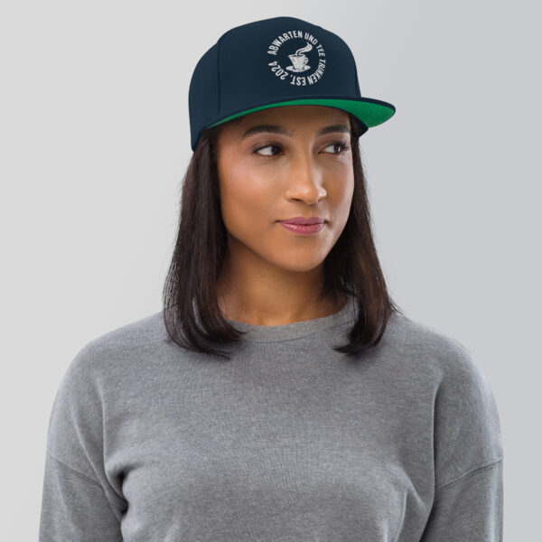 Abwarten und Tee Trinken Snapback-Cap – Bild 22