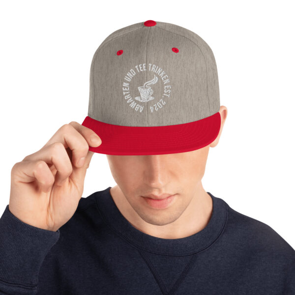 Abwarten und Tee Trinken Snapback-Cap – Bild 15