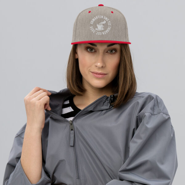 Abwarten und Tee Trinken Snapback-Cap – Bild 29