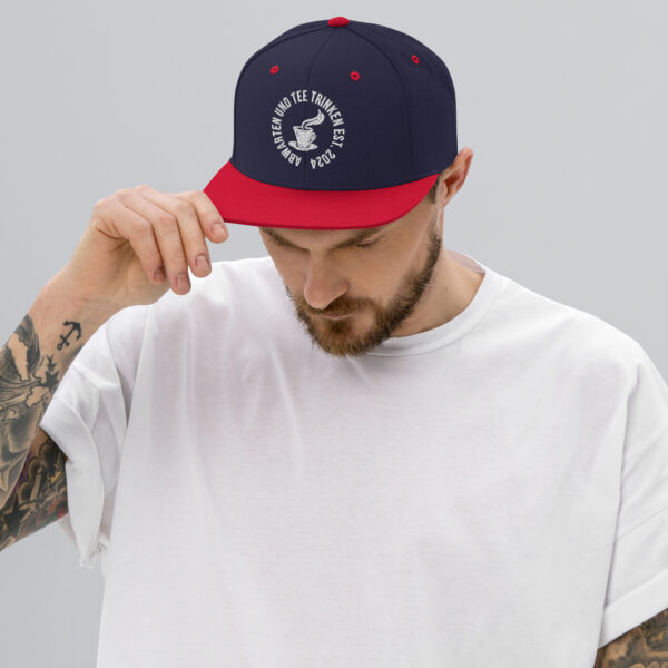 Abwarten und Tee Trinken Snapback-Cap – Bild 12