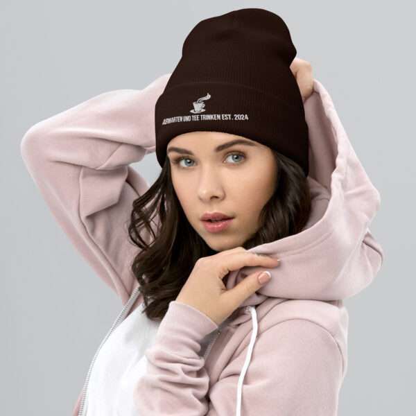 Abwarten und Tee Trinken Beanie – Bild 3