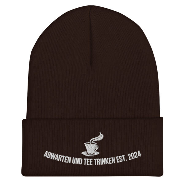 Abwarten und Tee Trinken Beanie – Bild 15