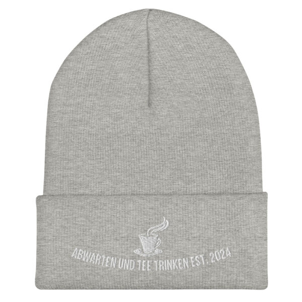 Abwarten und Tee Trinken Beanie – Bild 22