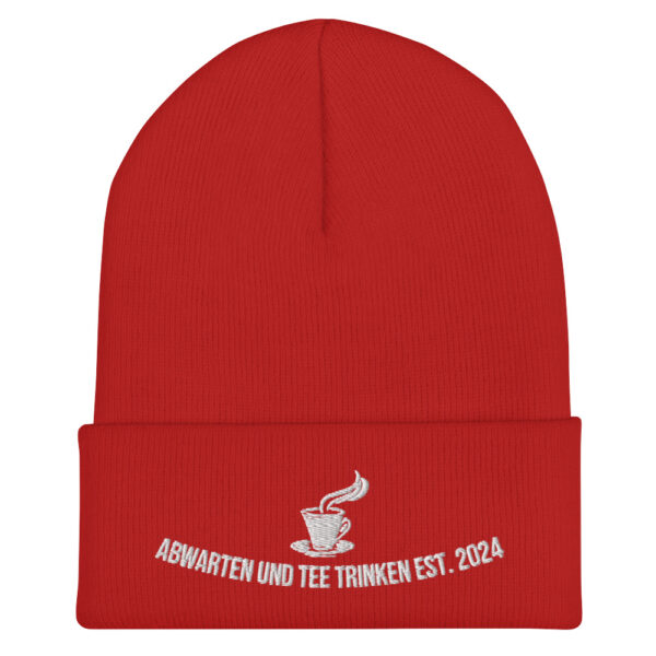 Abwarten und Tee Trinken Beanie – Bild 19