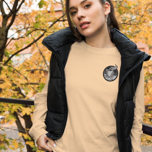 Abwarten und Tee Trinken Langärmeliges Unisex-T-Shirt – Bild 9