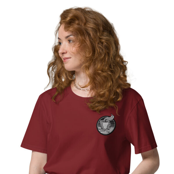 Abwarten und Tee Trinken Unisex-T-Shirt – Bild 7