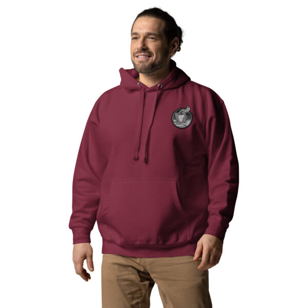 Abwarten und Tee Trinken Unisex-Kapuzenpullover – Bild 3